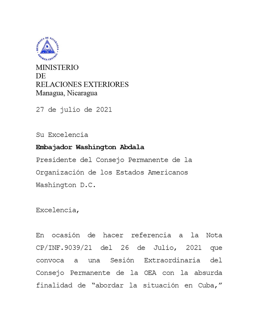 CARTA-OEA